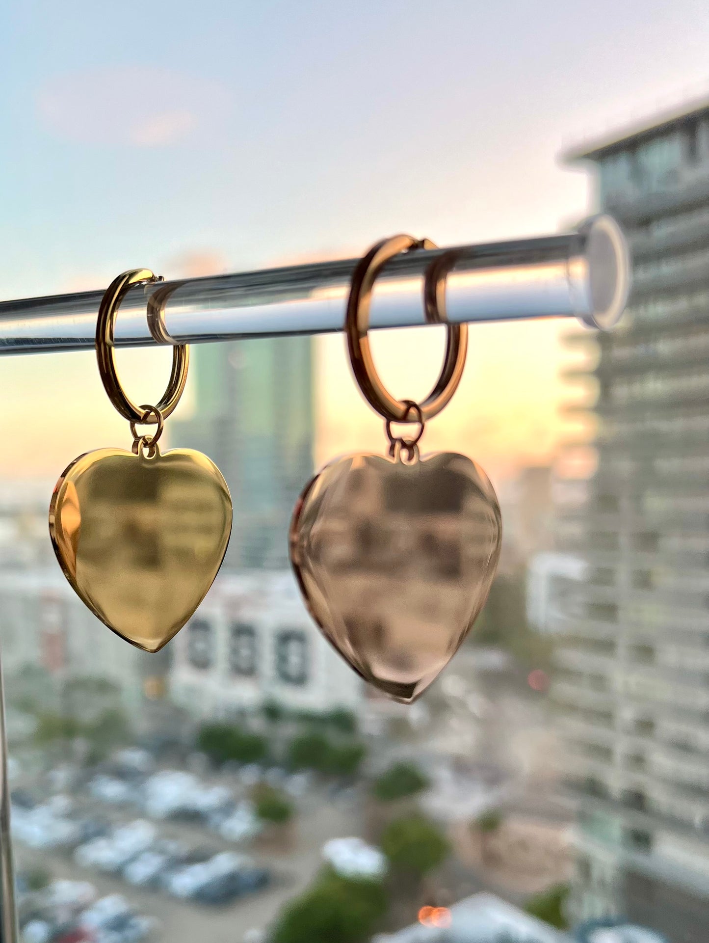 Heart Stainless Steel Keychain