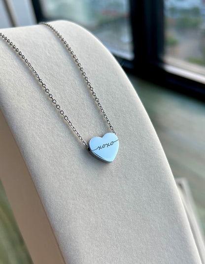 HEART - 18K Coated PVD Stainless Steel Candy Heart Necklace