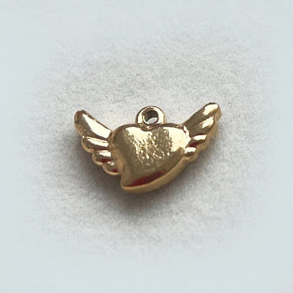 Gold Heart Wings